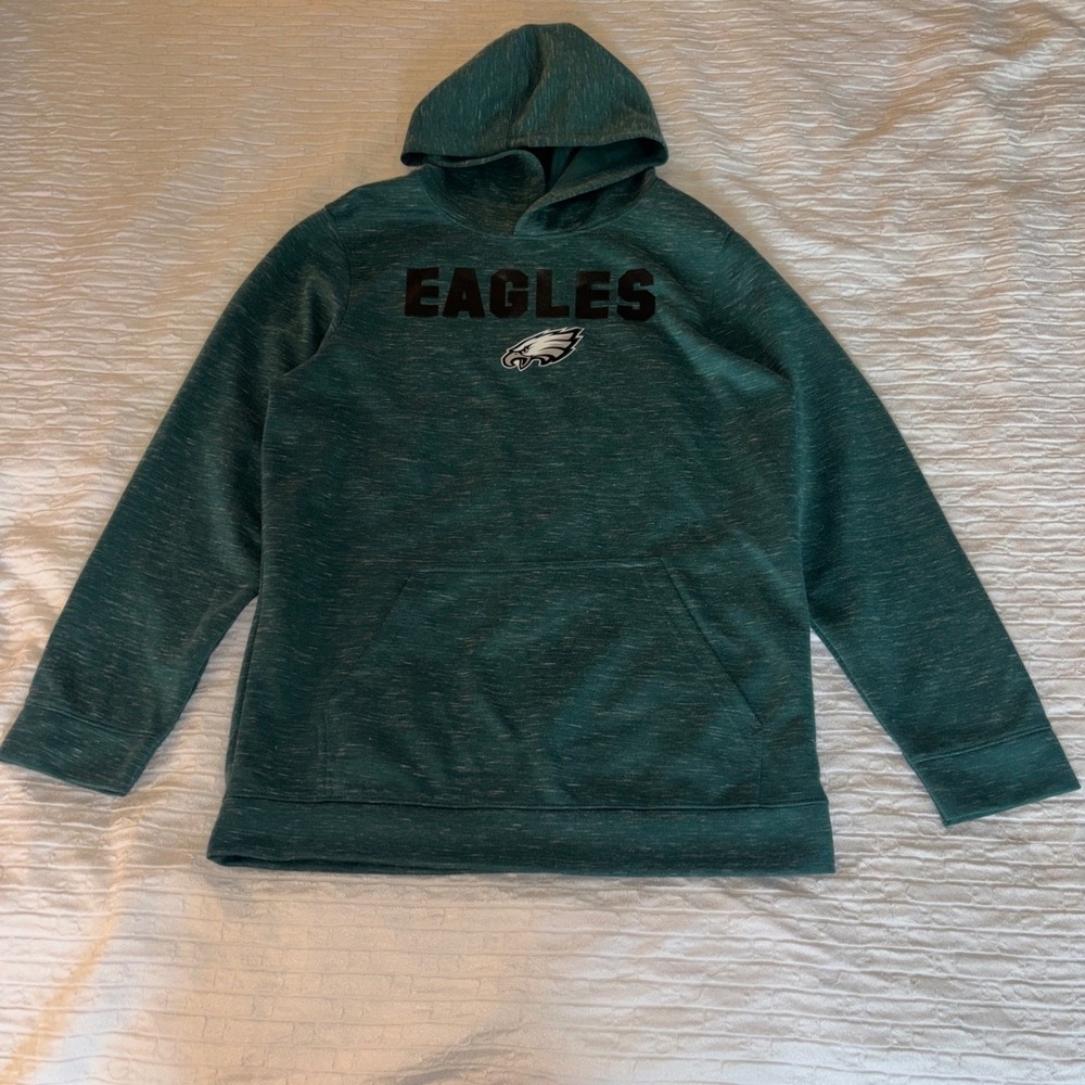 Philadelphia Eagles Hoodie Space Dye‎ mens Green NFL Football Sweatshirt